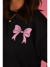 Black Bow Jogger Set