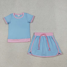 Preorder! Bestseller
Baby Girls Aqua Pink Cotton Shirt Skort Sports Sets