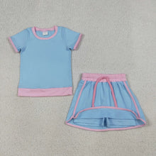 Preorder! Bestseller
Baby Girls Aqua Pink Cotton Shirt Skort Sports Sets