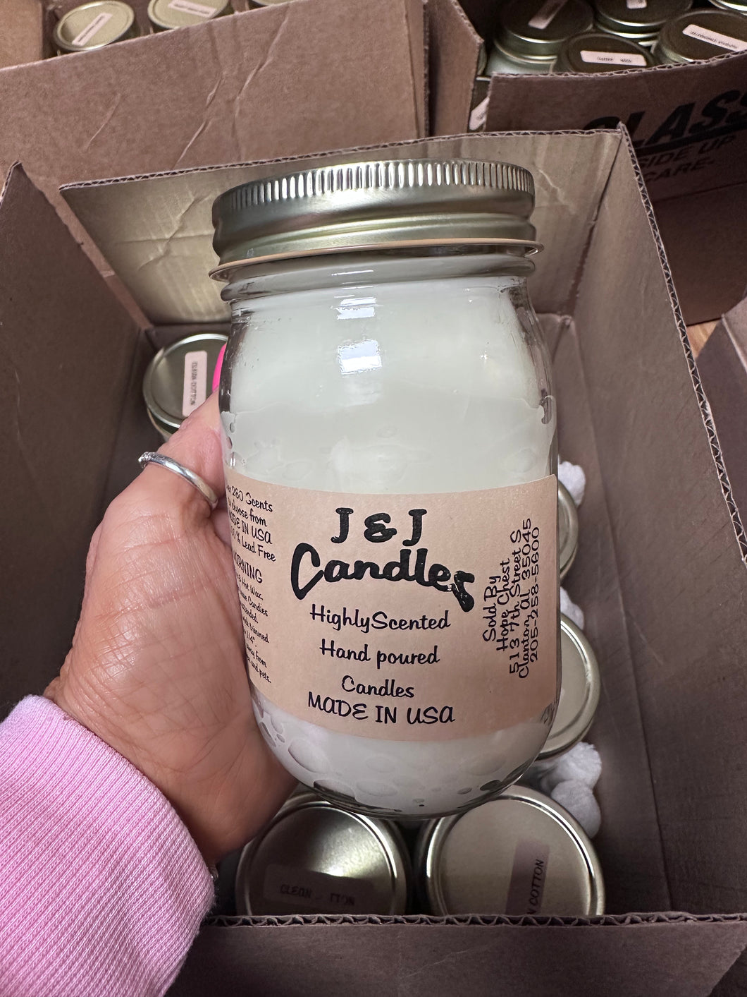Gardenia candle