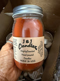 Pumpkin crème brûlée candle
