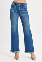Risen jeans Tummy Control Mid Rise Ankle Straight Fray Hem