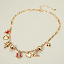 Number One Baseball Charm Station Necklace