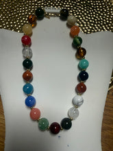 Beaded statement necklace