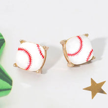 Sport softball/ baseball stud earrings🥎⚾️