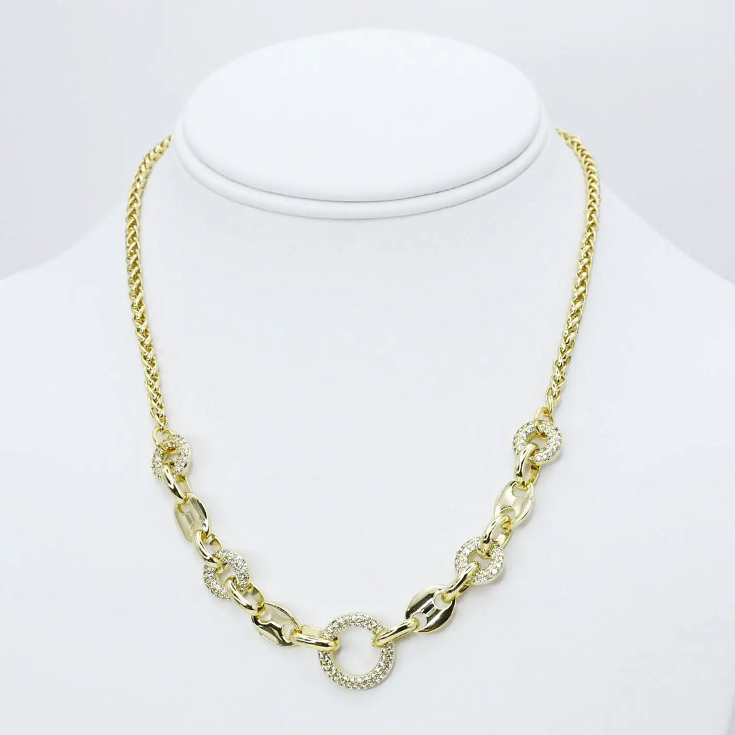 Bedazzled Gold Chain