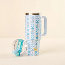 40 oz Lifestyle Flip Straw Tumbler-Oh So Fancy Blue