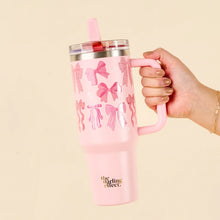 40 oz Lifestyle Flip Straw Tumbler-Blushing Bows