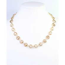 Crystal Necklace Champagne