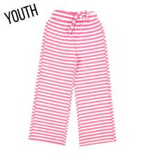 Kd-Mc-Stripe Mono-Tag Patch Youth Pant-Neon Pink