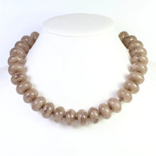 Beaded Necklace Taupe