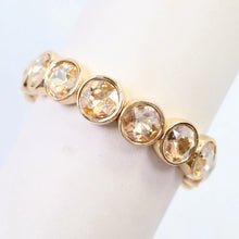 Crystal Stretch Bracelet Champagne