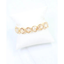 Crystal Stretch Bracelet Champagne