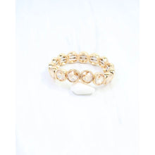 Crystal Stretch Bracelet Champagne