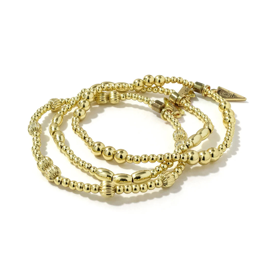 Mixed beads gold designer inspired!
