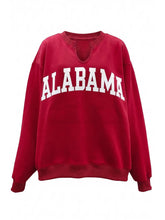 alabama/Al' Reversible Oversized Pullover