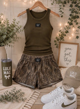 Preorder Lulu Mac camo shorts only