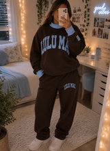 Preorder Lulu Mac Brown  blue sweatshirt only