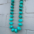 Beaded necklace Teal