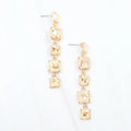 Crystal Drop Earring Champagne