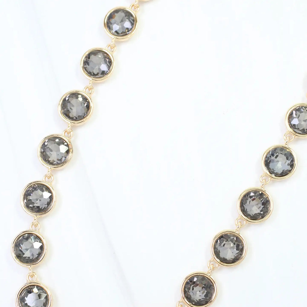 Crystal Necklace Black Diamond
