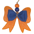 Au Blue & Orange Bow-Tique Freshie-car