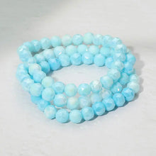 3PCS - Faceted Beaded Stretch Multi Layered Bracelets