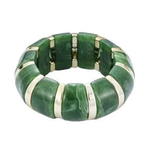 Marble Nugget Stretch Bracelet