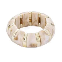 Marble Nugget Stretch Bracelet