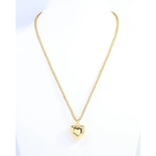 Cord Necklace Heart Gold necklace