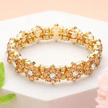 Pearl Cluster Flower Stretch Bracelet