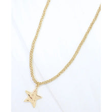 Cord Necklace Star Gold necklace