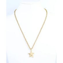 Cord Necklace Star Gold necklace