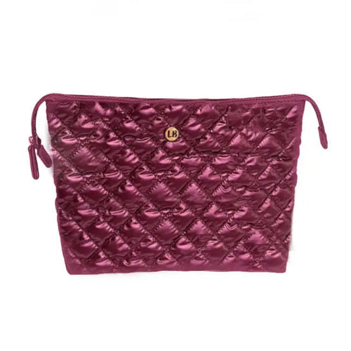 Diamond Cosmetic Bag Cabernet