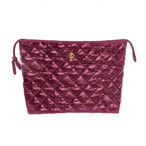 Diamond Cosmetic Bag Cabernet