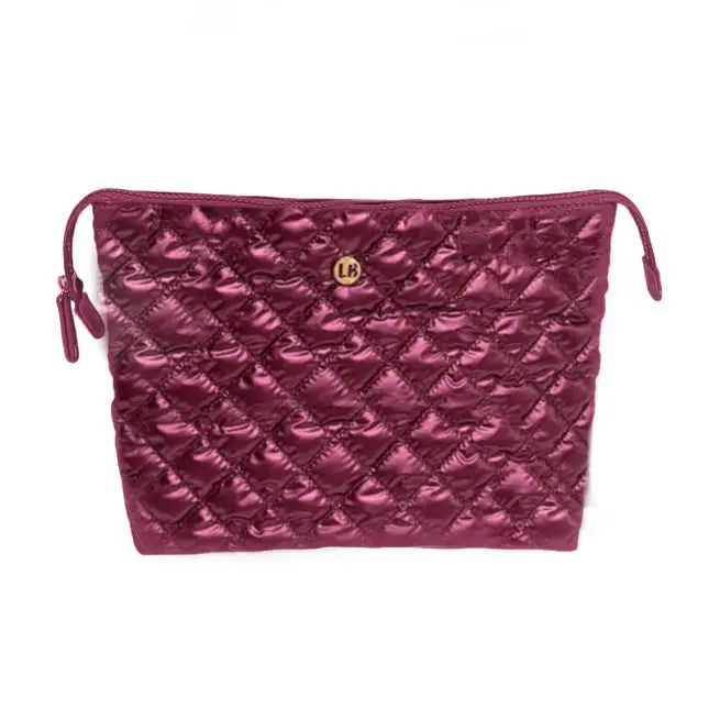 Diamond Cosmetic Bag Cabernet