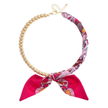 Ball Bead Scarf Necklace
