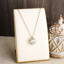Glass Crystal Pendant Necklace – Color Pop Gem