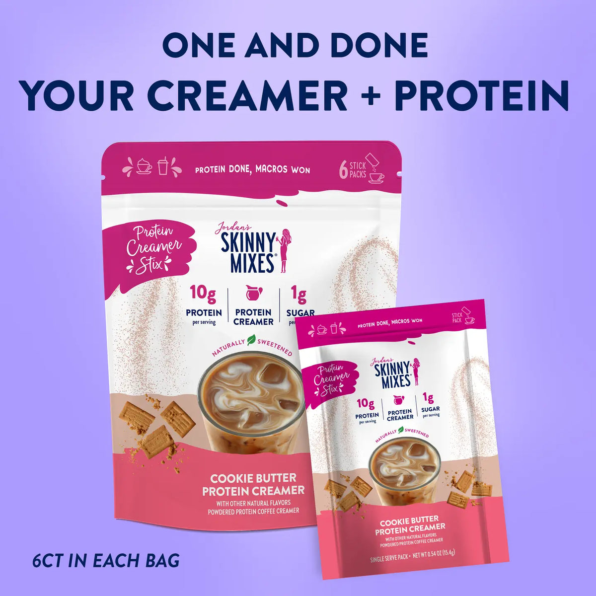 Protein Creamer Stix-cookie butter