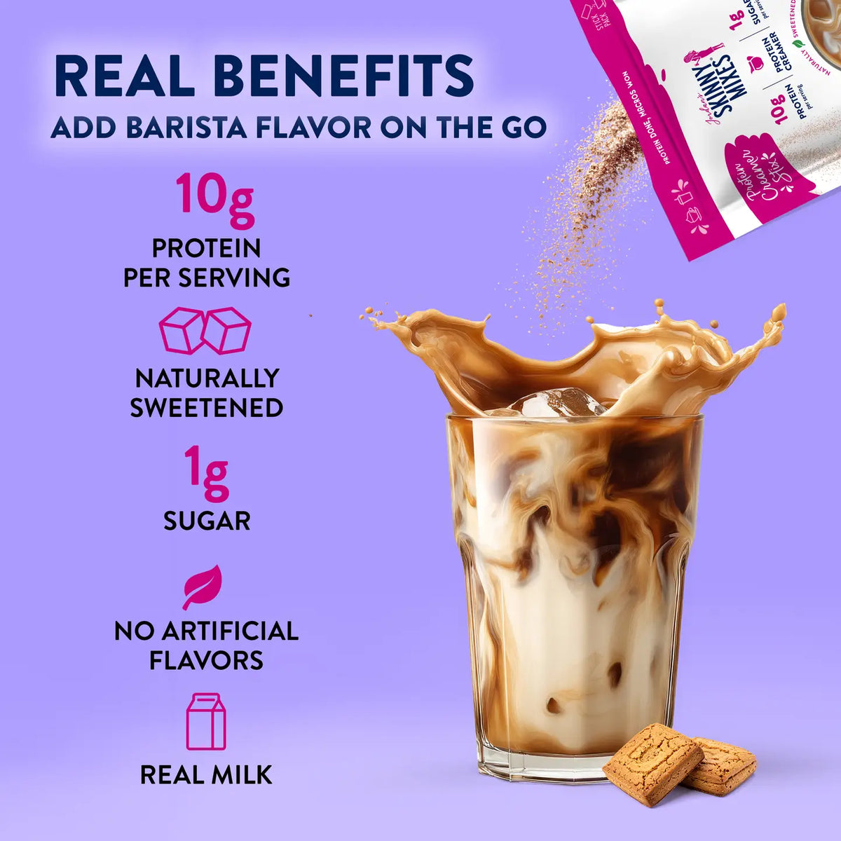 Protein Creamer Stix-cookie butter