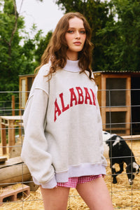 Mock neck ALABAMA SHIRT-very popular!PREORDER‼️