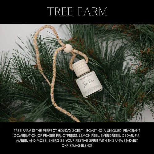 Tree farm-holiday car diffuser