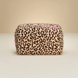 Leopard Pattern Print Pouch Bag / Organizer
