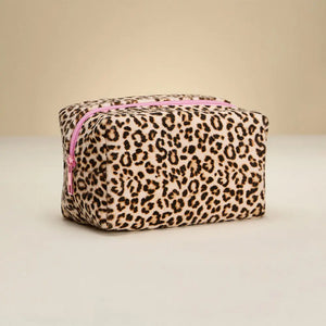 Leopard Pattern Print Pouch Bag / Organizer