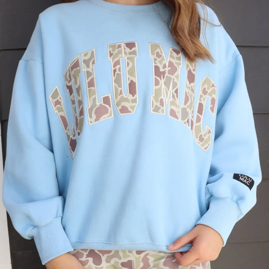 Light blue camo Lulu Mac