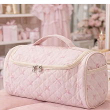 Pink Bow Cosmetic Case