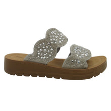 Silver bling sandals