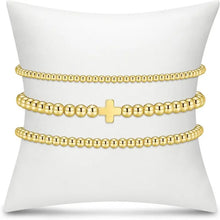 Cross Multilayer Ball Chain Bracelet