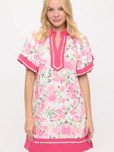 Pink floral dress