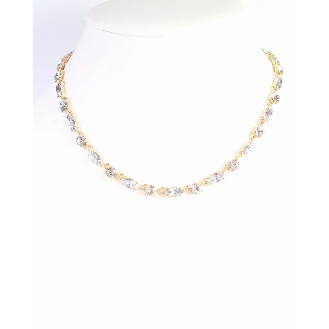Crystal Necklace Clear